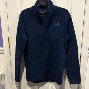 Under Armour Black and Gold Zip Pullover